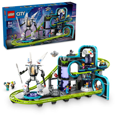 LEGO City 60421 Robot World Roller Coaster Park Brick Store NZ