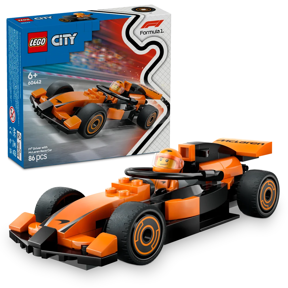 LEGO City 60442 F1 Driver with McLaren Race Car - Brick Store