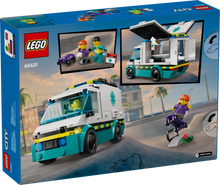 Load image into Gallery viewer, LEGO City 60451 Emergency Ambulance - Brick Store