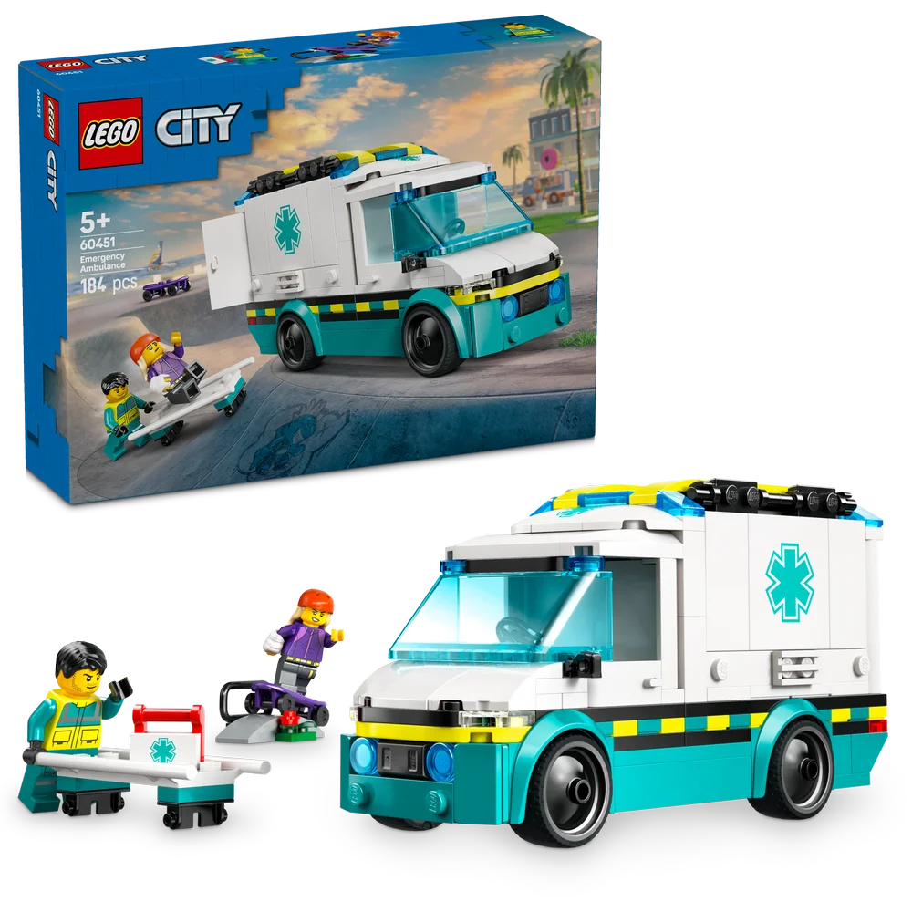 LEGO City 60451 Emergency Ambulance - Brick Store