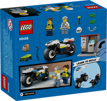 Load image into Gallery viewer, LEGO City 60455 Police Motorcycle Chase