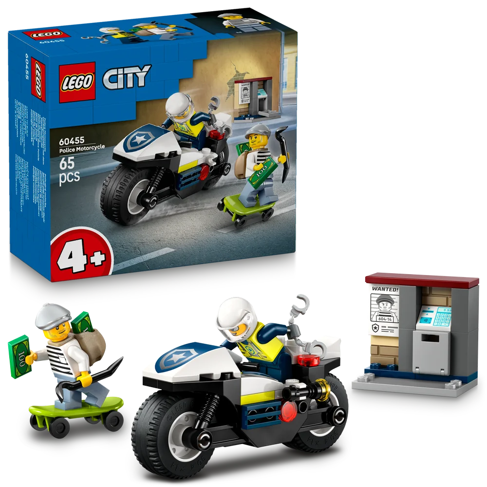 LEGO City 60455 Police Motorcycle Chase
