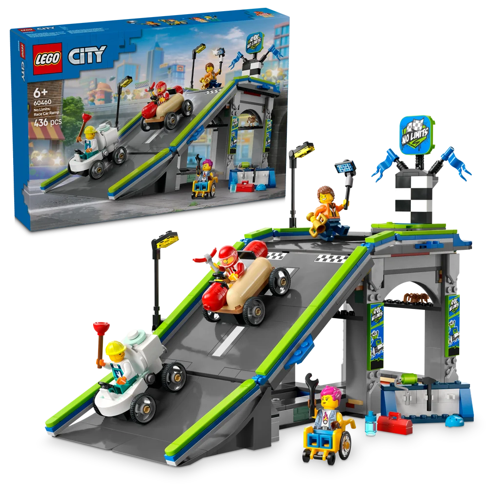 LEGO City 60460 No Limits: Race Car Ramp Track - Brick Store