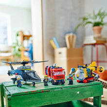 Load image into Gallery viewer, LEGO City 60462 Helicopter, Fire Engine &amp; Submarine Remix - Brick Store