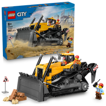 Load image into Gallery viewer, LEGO City 60466 Yellow Bulldozer