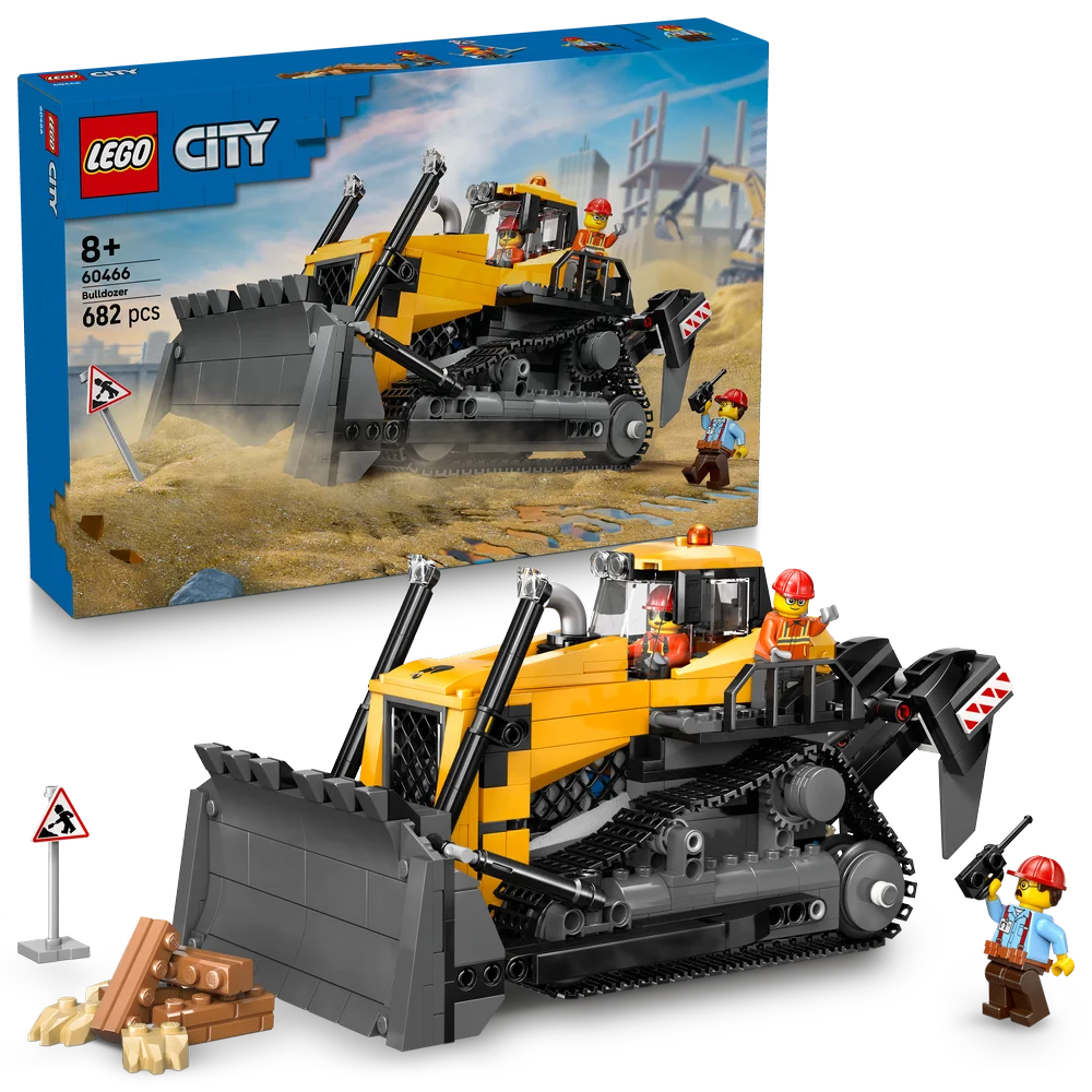 LEGO City 60466 Yellow Bulldozer