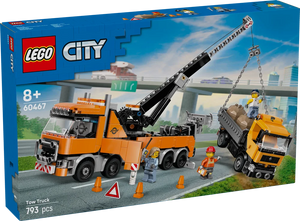 LEGO City 60467 Heavy-Duty Recovery Tow Truck with Crane