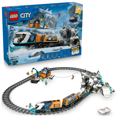 LEGO City 60470 Explorers' Arctic Polar Express Train Brick Store NZ