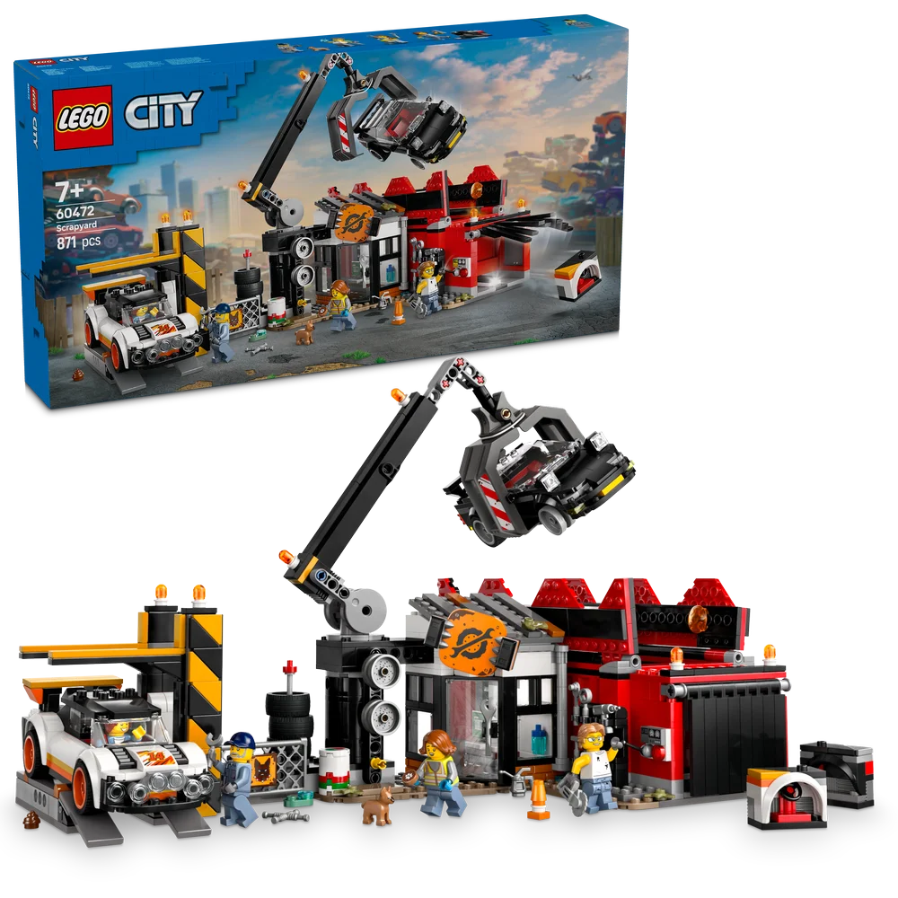 LEGO City 60472 Scrapyard with Cars - Brick Store