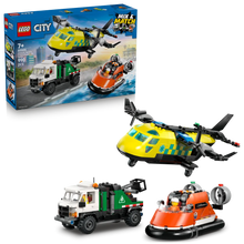 Load image into Gallery viewer, LEGO City 60505 Airplane, Service Truck &amp; Hovercraft Remix
