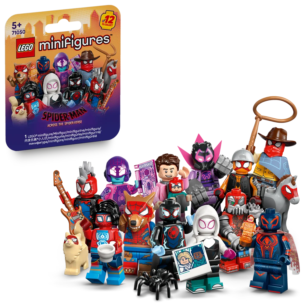 LEGO Minifigures 71050 Spider-Man: Across the Spider-Verse (Full Set of 12)