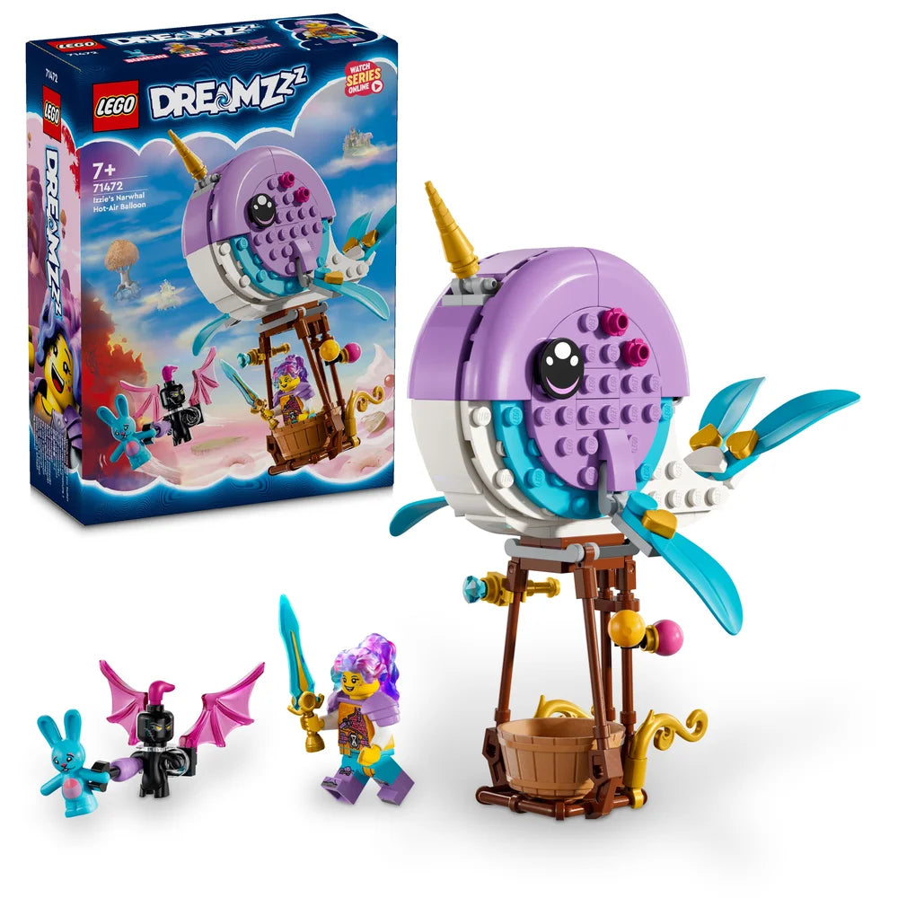 LEGO DREAMZzz 71472 Izzie's Narwhal Hot-Air Balloon - Brick Store