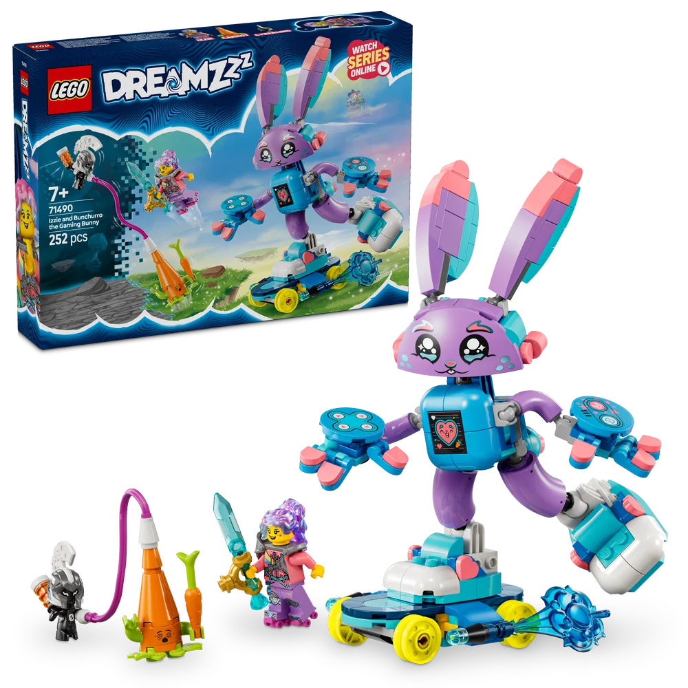 LEGO DREAMZzz 71490 Izzie and Bunchurro the Gaming Bunny - Brick Store