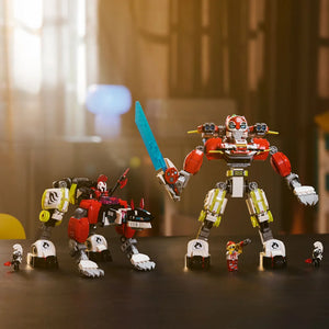 LEGO DREAMZzz 71497 Cooper's Tiger Mech & Zero's Hot Rod Car - Brick Store