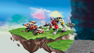 LEGO DREAMZzz 71497 Cooper's Tiger Mech & Zero's Hot Rod Car - Brick Store