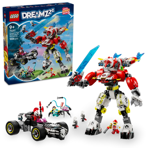 LEGO DREAMZzz 71497 Cooper's Tiger Mech & Zero's Hot Rod Car - Brick Store