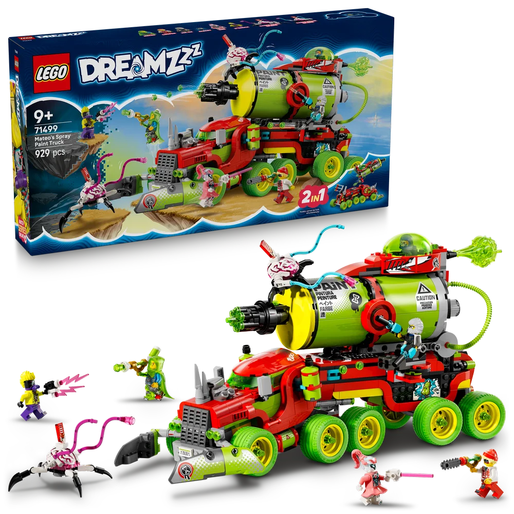 LEGO DREAMZzz 71499 Mateo's Spray Paint Truck