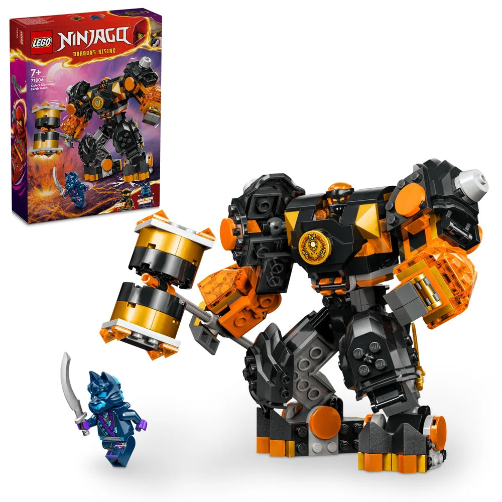 LEGO NINJAGO 71806 Cole's Elemental Earth Mech - Brick Store