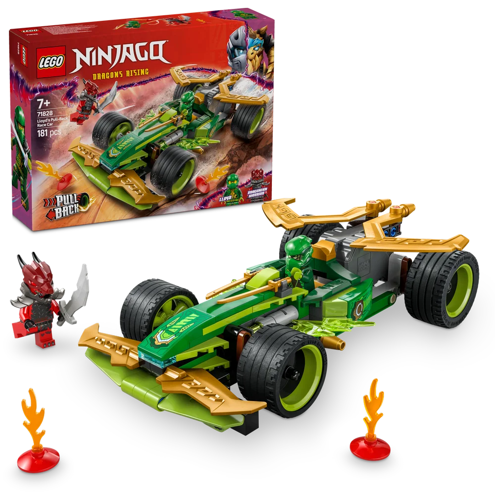 LEGO NINJAGO 71828 Lloyd's Pull-Back Race Car - Brick Store