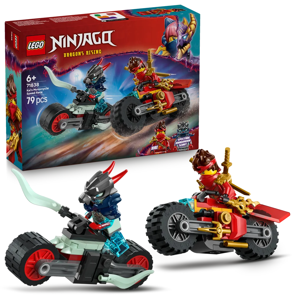 LEGO NINJAGO 71838 Kai's Motorcycle Speed Race