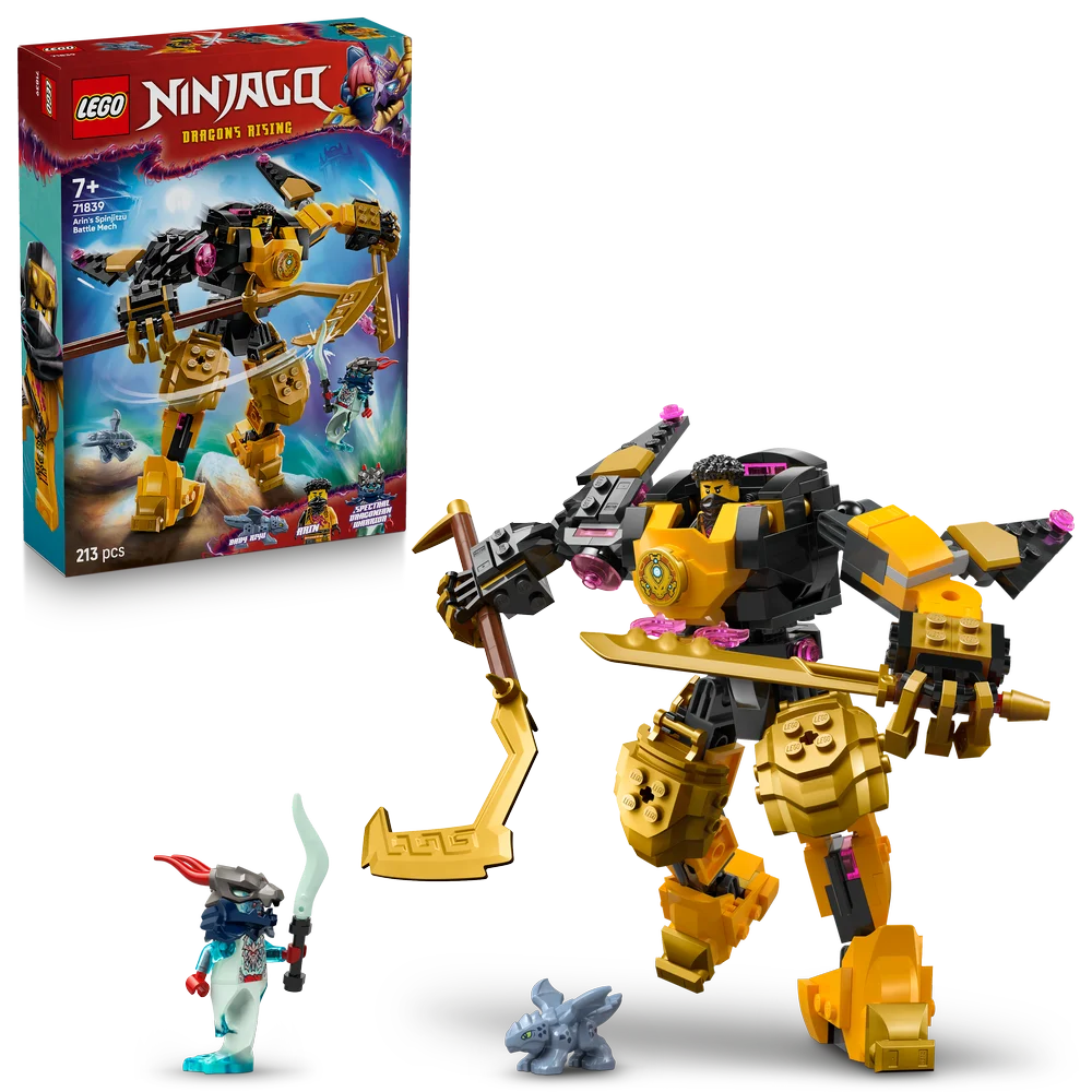 LEGO NINJAGO 71839 Arin's Spinjitzu Battle Mech