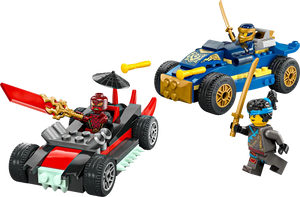 LEGO NINJAGO 71840 Rogue vs. Drix Race Car Duel