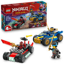 Load image into Gallery viewer, LEGO NINJAGO 71840 Rogue vs. Drix Race Car Duel