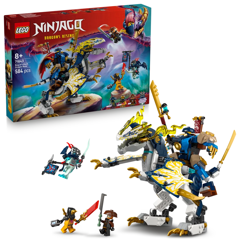 LEGO NINJAGO 71843 Rogue’s Mech Dragon Rider