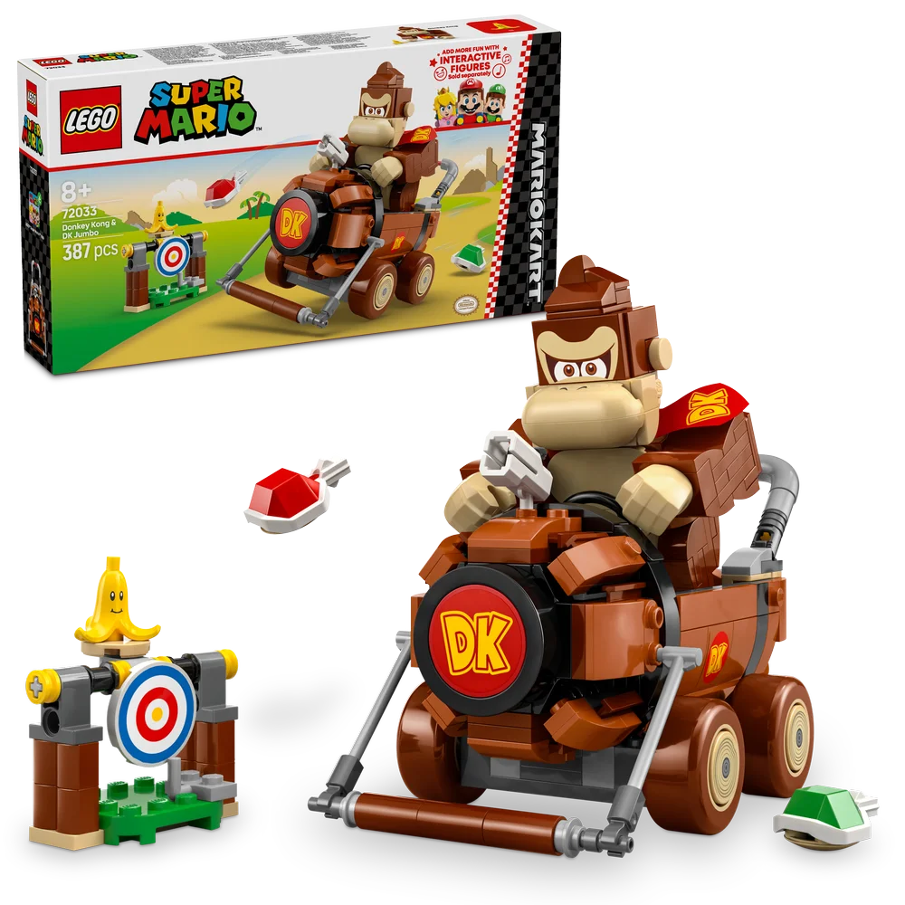 LEGO Super Mario 72033 Mario Kart – Donkey Kong & DK Jumbo - Brick Store