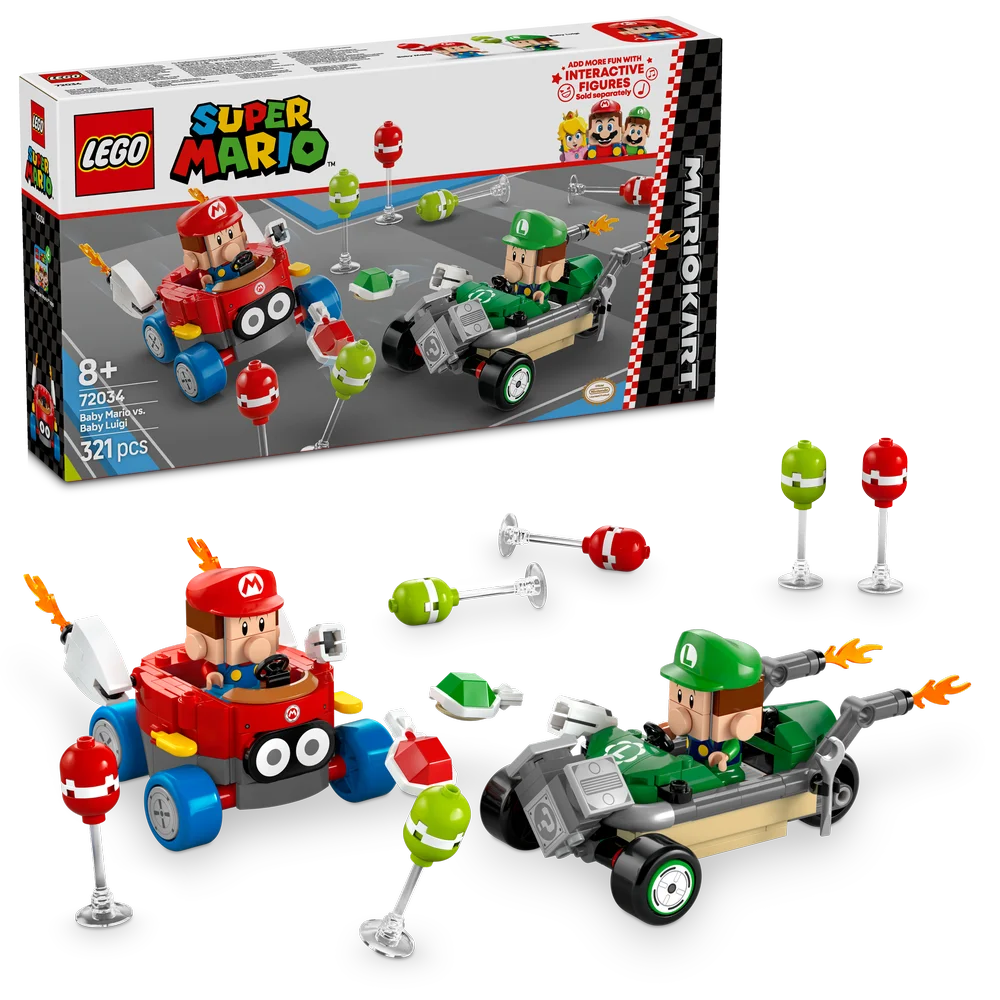 LEGO Super Mario 72034 Mario Kart – Baby Mario vs. Baby Luigi - Brick Store