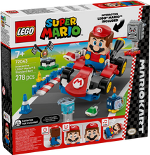 Load image into Gallery viewer, LEGO Super Mario 72043 Mario Kart – Interactive  Mario &amp; Standard Kart