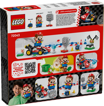 Load image into Gallery viewer, LEGO Super Mario 72043 Mario Kart – Interactive  Mario &amp; Standard Kart