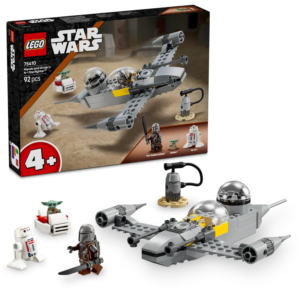 LEGO Star Wars 75410 Mando and Grogu's N-1 Starfighter - Brick Store