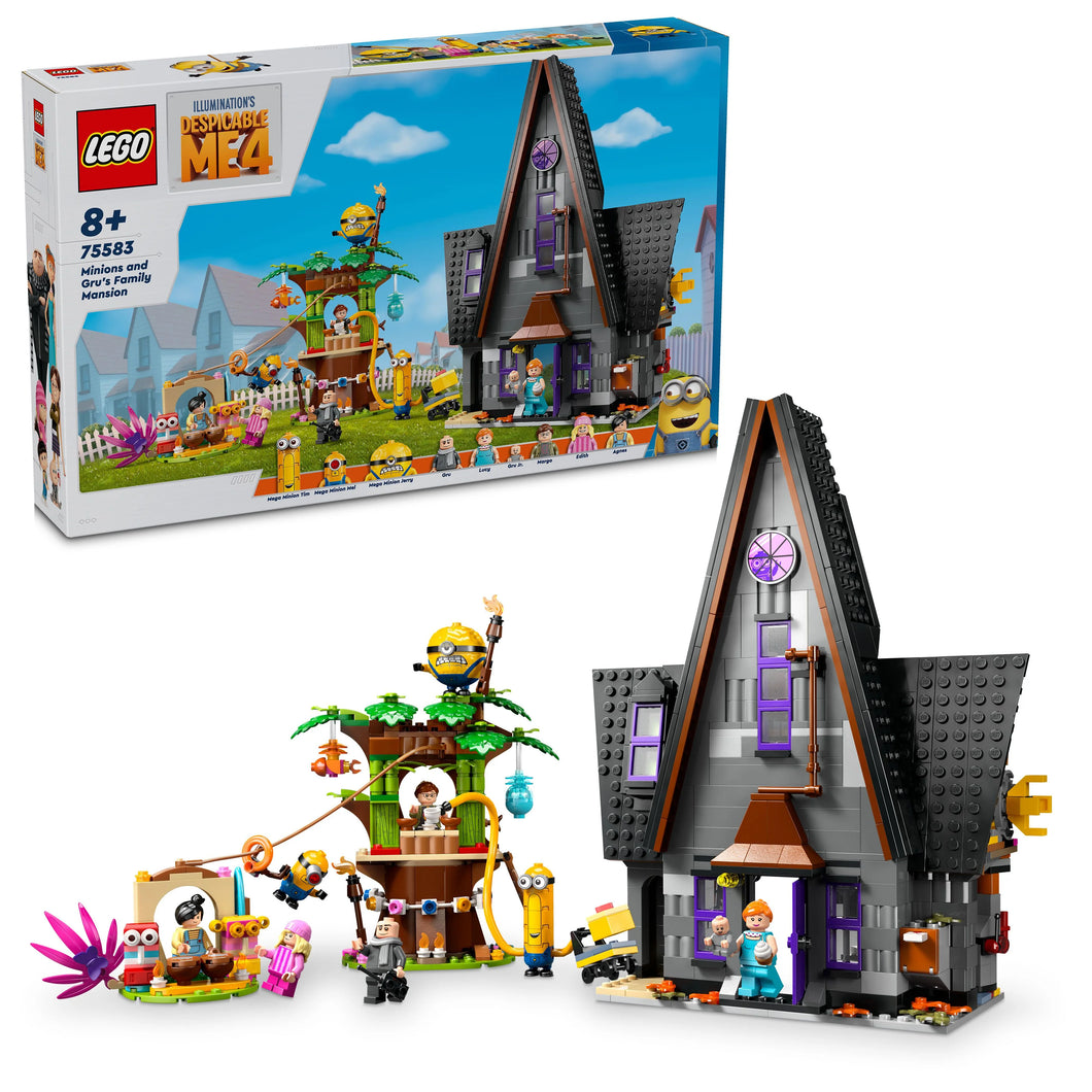 LEGO Despicable Me 75583 Minions and Gru's Family Mansion - Brick Store