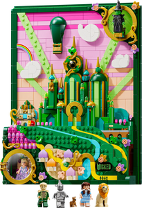 LEGO Wicked 75685 Emerald City Wall Art