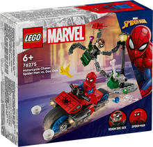 Load image into Gallery viewer, LEGO Marvel 76275 Motorcycle Chase: Spider-Man vs. Doc Ock - Brick Store