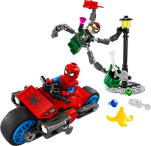 Load image into Gallery viewer, LEGO Marvel 76275 Motorcycle Chase: Spider-Man vs. Doc Ock - Brick Store