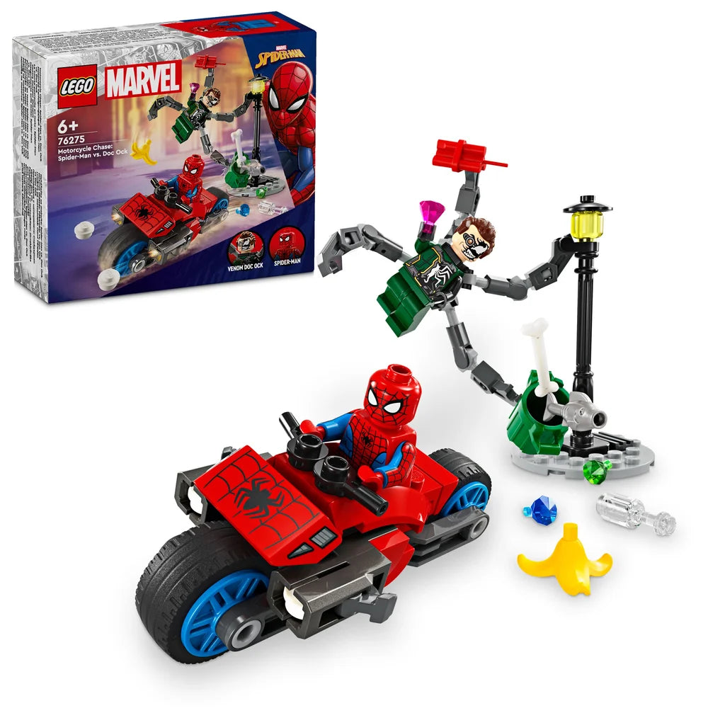 LEGO Marvel 76275 Motorcycle Chase Spider Man vs. Doc Ock Brick