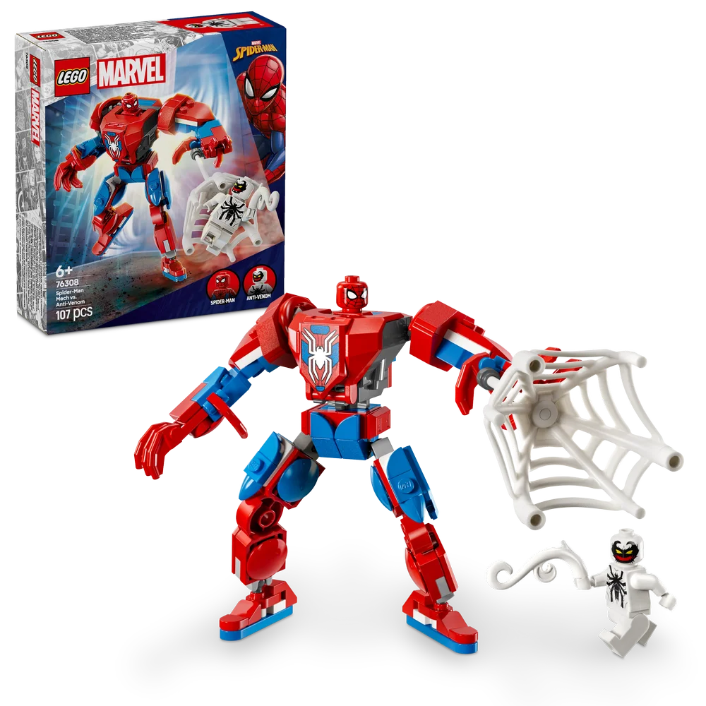 LEGO Marvel 76308 Spider-Man Mech vs. Anti-Venom - Brick Store