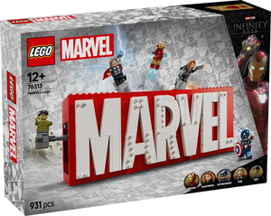 LEGO Marvel 76313 MARVEL Logo & Minifigures - Brick Store