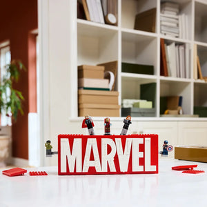 LEGO Marvel 76313 MARVEL Logo & Minifigures - Brick Store