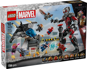 LEGO Marvel 76314 Captain America: Civil War Action Battle - Brick Store