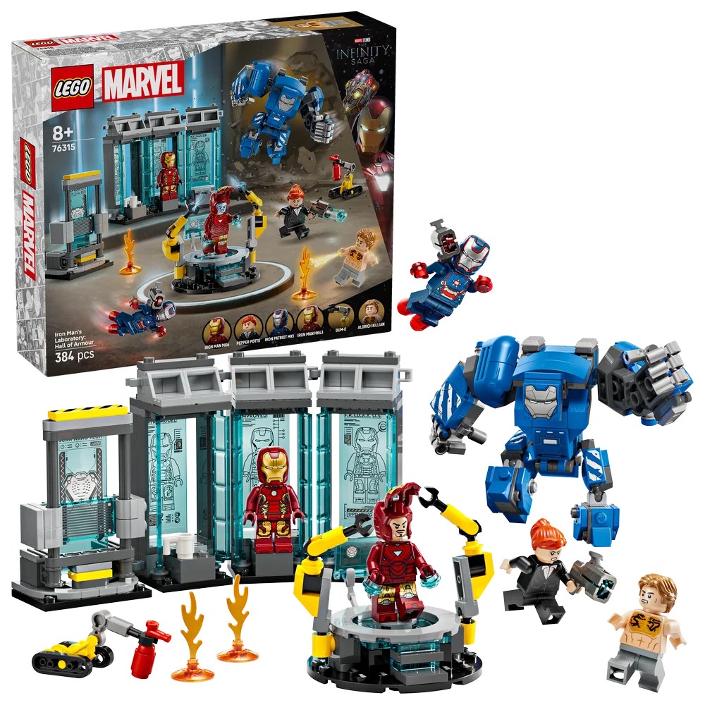 LEGO Marvel 76315 Iron Man's Laboratory: Hall of Armour - Brick Store