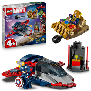 LEGO Marvel 76319 Captain America vs. Thanos