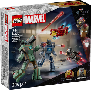 LEGO Marvel 76320 Iron Man & War Machine vs. Hammer Drones