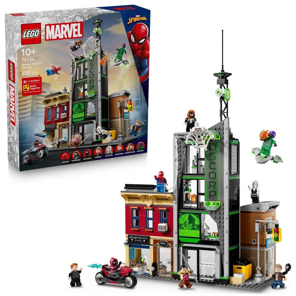 LEGO Marvel 76324 Spider-Man vs. Oscorp