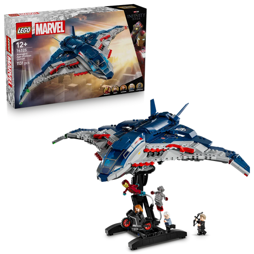 LEGO Marvel 76325 Avengers: Age of Ultron Quinjet