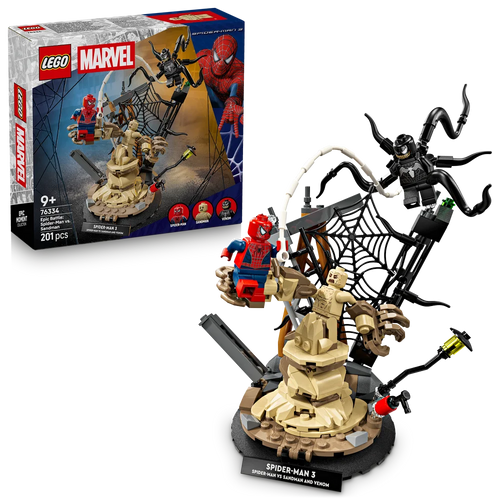 LEGO Marvel 76334 Epic Battle: Spider-Man vs. Sandman
