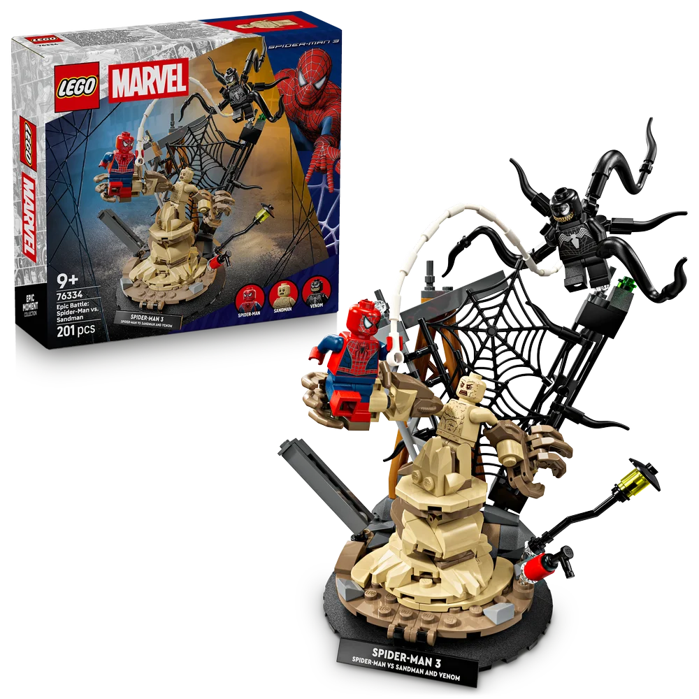 LEGO Marvel 76334 Epic Battle: Spider-Man vs. Sandman