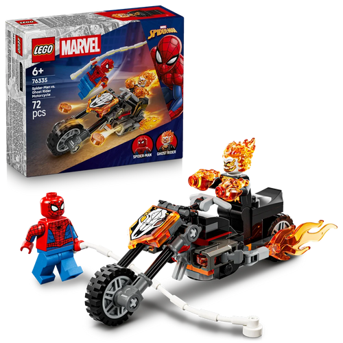 LEGO Marvel 76335 Spider-Man vs. Ghost Rider Motorcycle